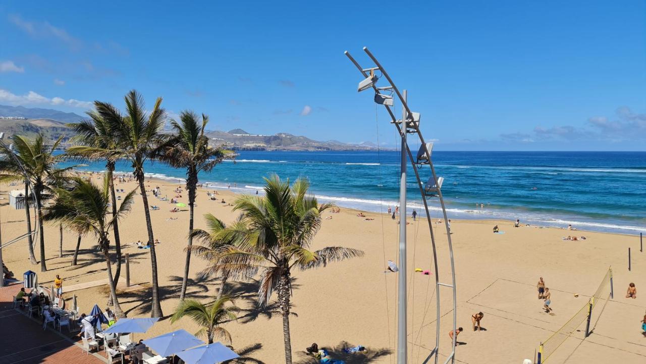 شقة Salema Beach, Primera Linea En Playa De Las Canteras لاس بالماس دي غران كاناريا المظهر الخارجي الصورة
